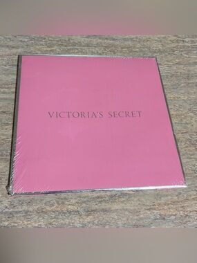 Victoria’s Secret Pink Squared 10 x 10” gift box with Silver Borders- Sealed